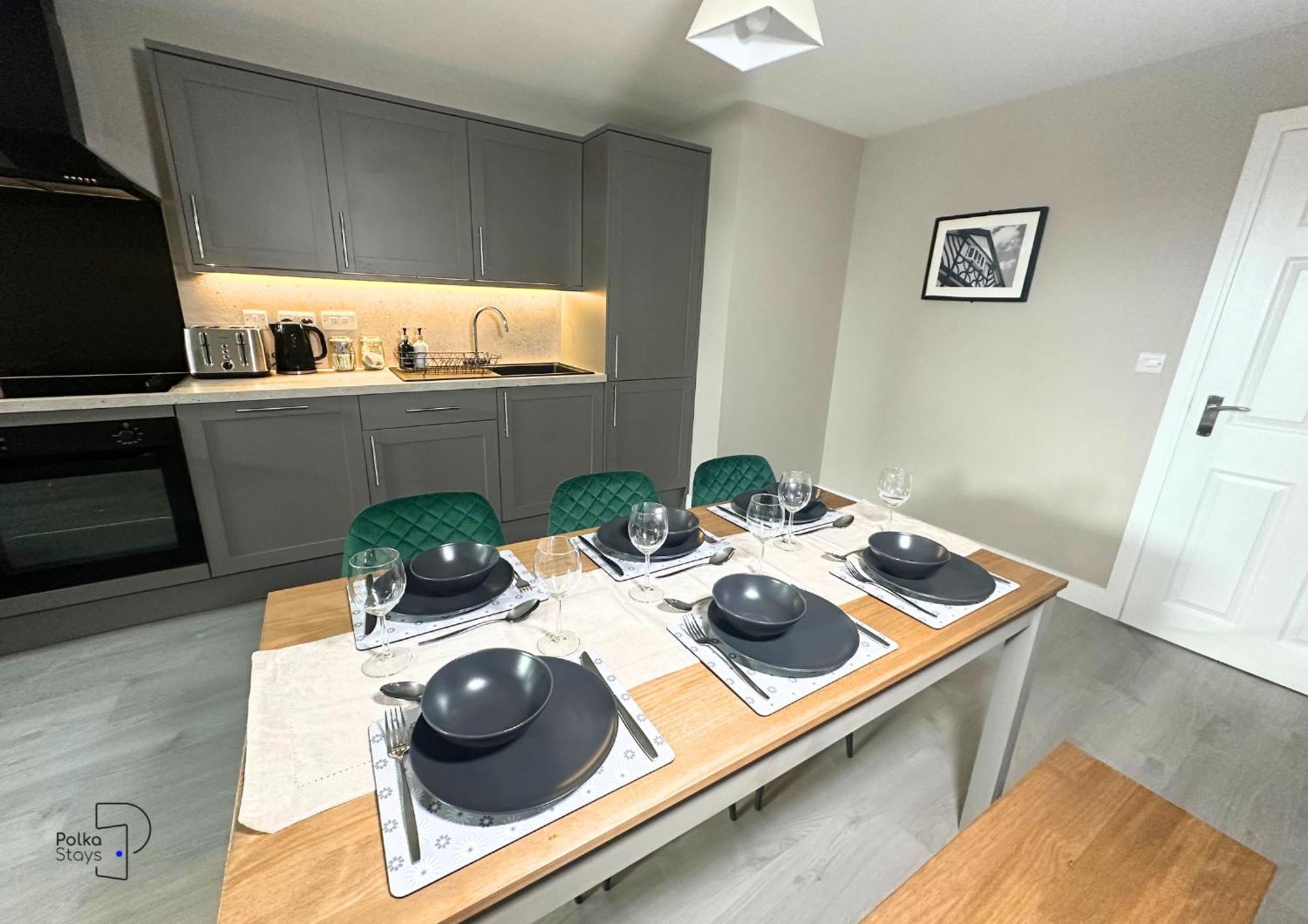 Hanley, Stoke - Modern Spacious Apartments By Polkastays Eksteriør bilde